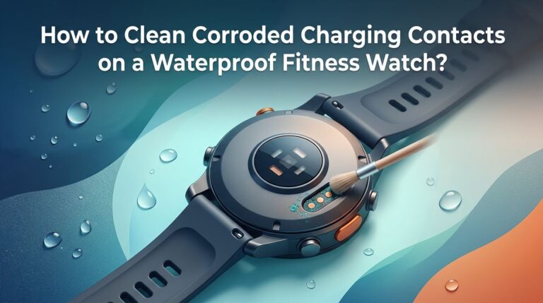 How to Clean Corroded Charging Contacts on a Waterproof Fitness Watch?