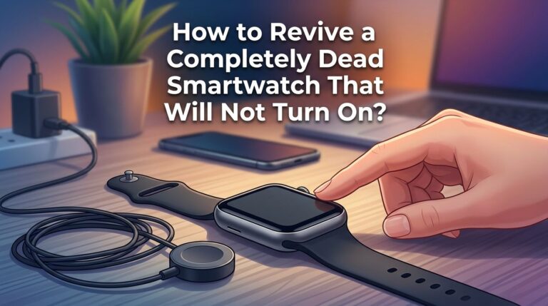 How to Revive a Completely Dead Smartwatch That Will Not Turn On?
