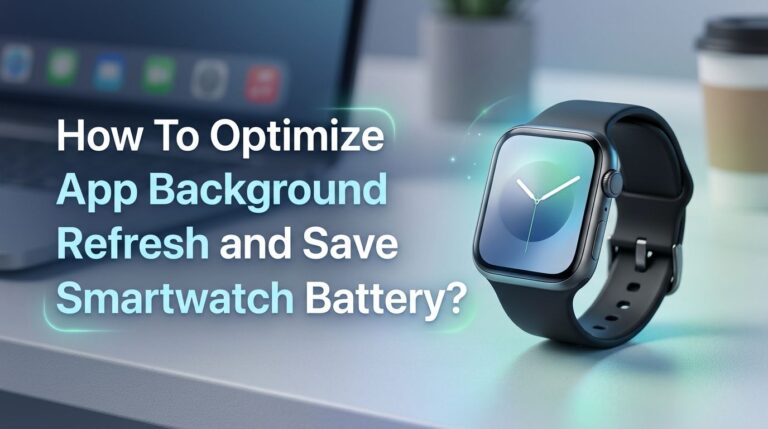How To Optimize App Background Refresh and Save Smartwatch Battery?