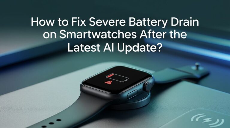 How to Fix Severe Battery Drain on Smartwatches After the Latest AI Update?