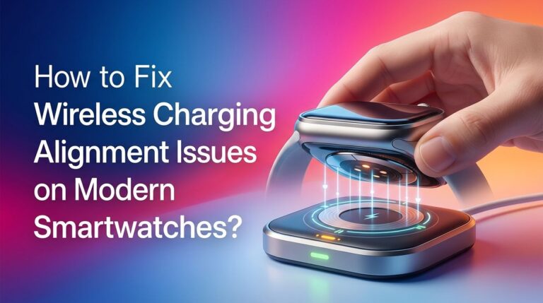 How to Fix Wireless Charging Alignment Issues on Modern Smartwatches?