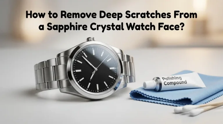 How to Remove Deep Scratches From a Sapphire Crystal Watch Face?