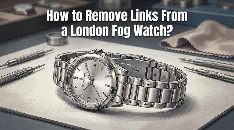 How to Remove Links From a London Fog Watch?
