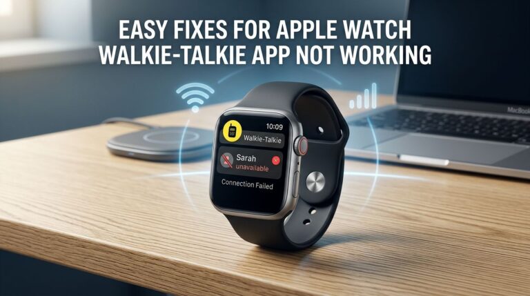12 Easy Fixes for Apple Watch Walkie-Talkie App Not Working