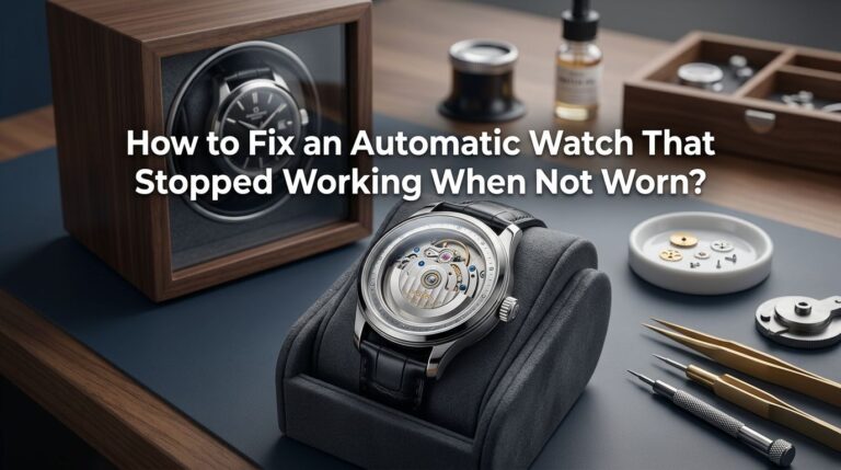 How to Fix an Automatic Watch That Stopped Working When Not Worn?