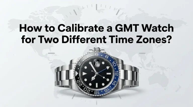 How to Calibrate a GMT Watch for Two Different Time Zones?