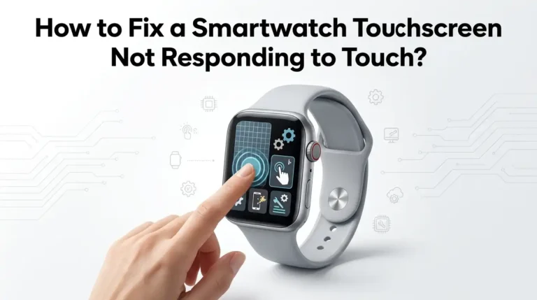 How to Fix a Smartwatch Touchscreen Not Responding to Touch?
