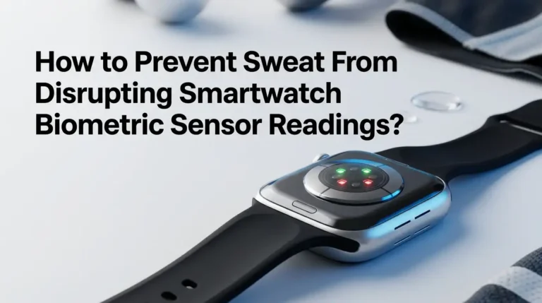 How to Prevent Sweat From Disrupting Smartwatch Biometric Sensor Readings?
