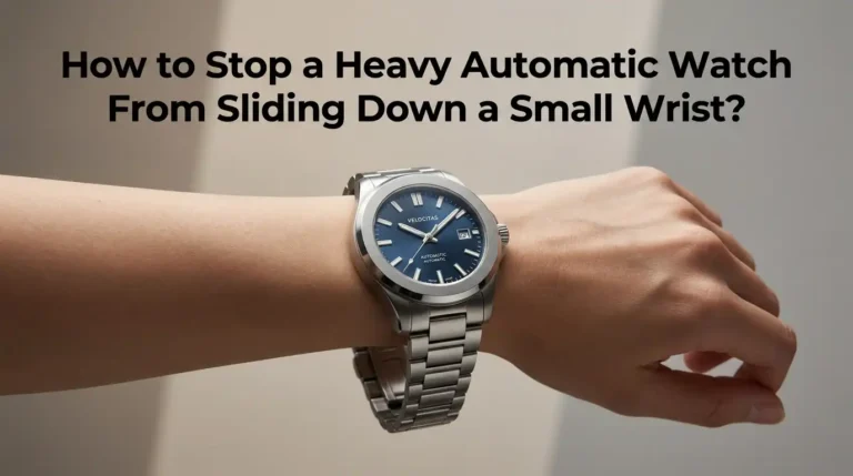 How to Stop a Heavy Automatic Watch From Sliding Down a Small Wrist?