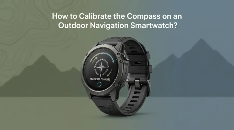 How to Calibrate the Compass on an Outdoor Navigation Smartwatch?