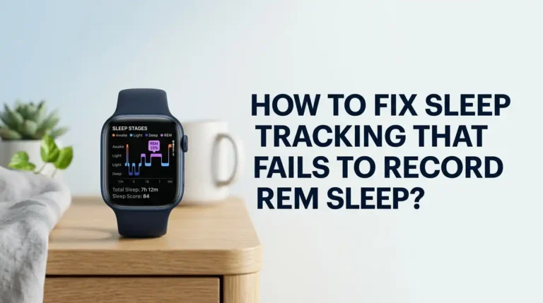 How to Fix Sleep Tracking That Fails to Record REM Sleep?
