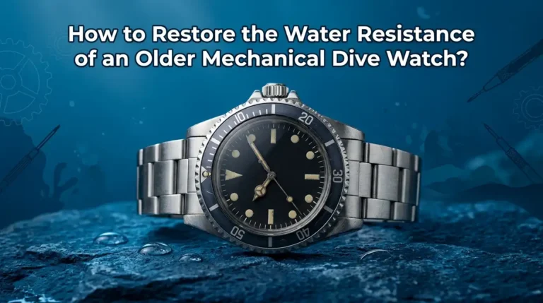 How to Restore the Water Resistance of an Older Mechanical Dive Watch?