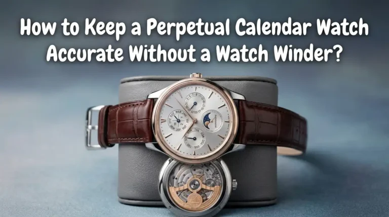 How to Keep a Perpetual Calendar Watch Accurate Without a Watch Winder?