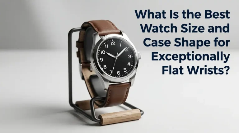What Is the Best Watch Size and Case Shape for Exceptionally Flat Wrists?