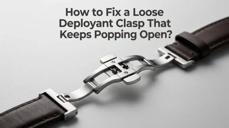 How to Fix a Loose Deployant Clasp That Keeps Popping Open?