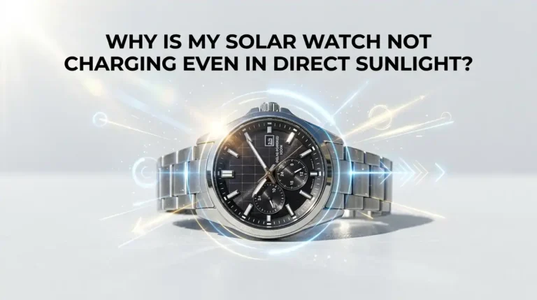 Why Is My Solar Watch Not Charging Even In Direct Sunlight?