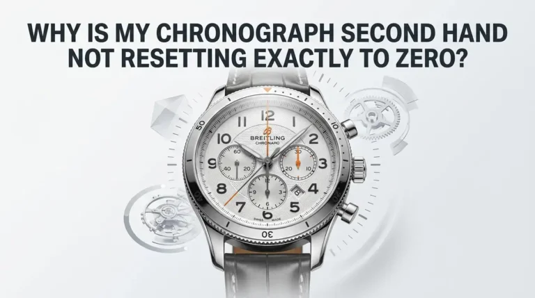 Why Is My Chronograph Second Hand Not Resetting Exactly To Zero?
