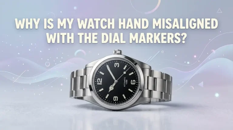 Why Is My Watch Hand Misaligned With The Dial Markers?