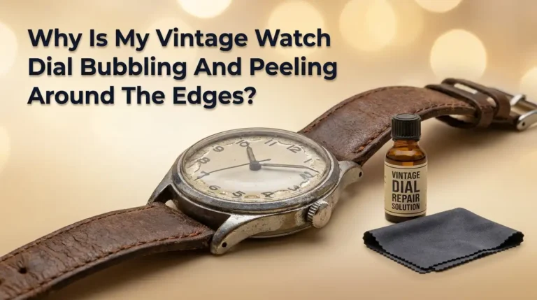 Why Is My Vintage Watch Dial Bubbling And Peeling Around The Edges?