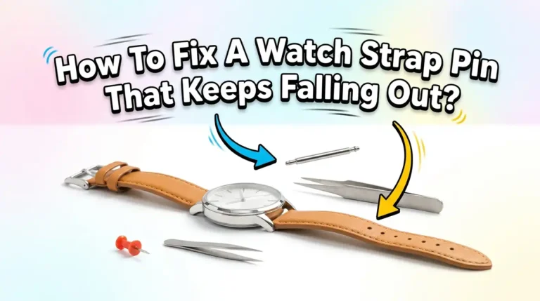 How To Fix A Watch Strap Pin That Keeps Falling Out?