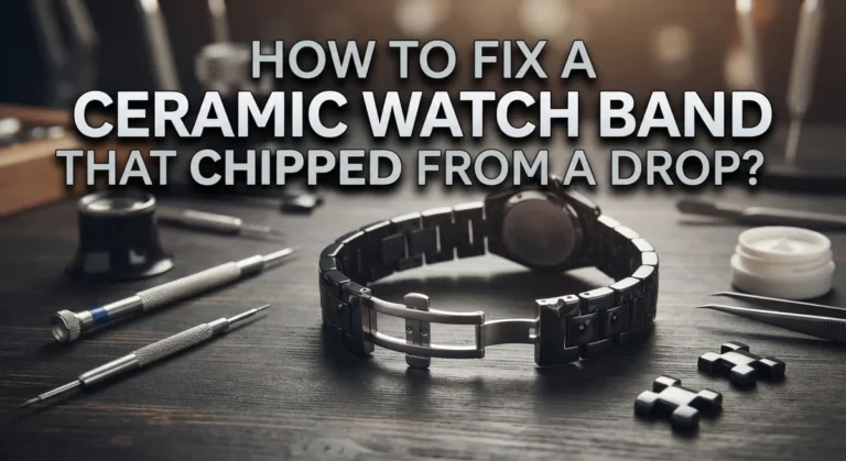 How To Fix A Ceramic Watch Band That Chipped From A Drop?