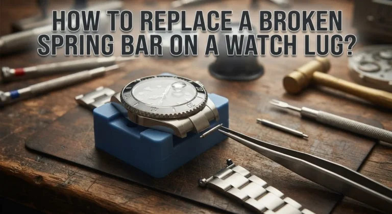 How To Replace A Broken Spring Bar On A Watch Lug?