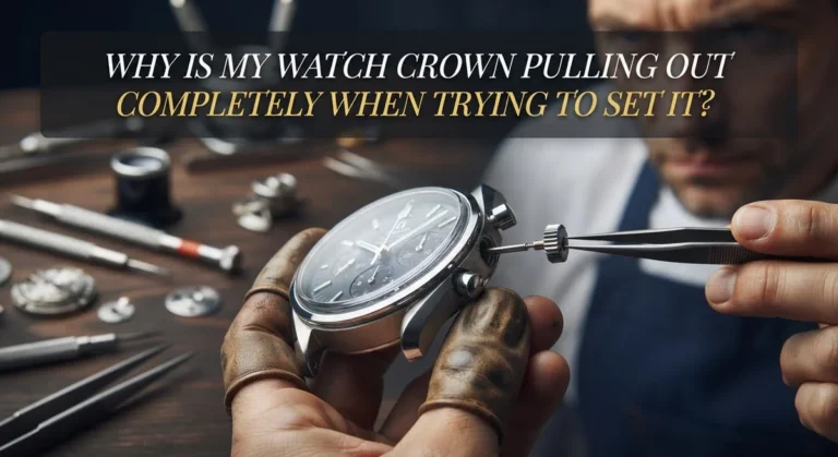 Why Is My Watch Crown Pulling Out Completely When Trying To Set It?