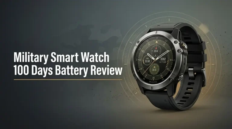 Military Smart Watch 100 Days Battery Review 2026: Worth It?
